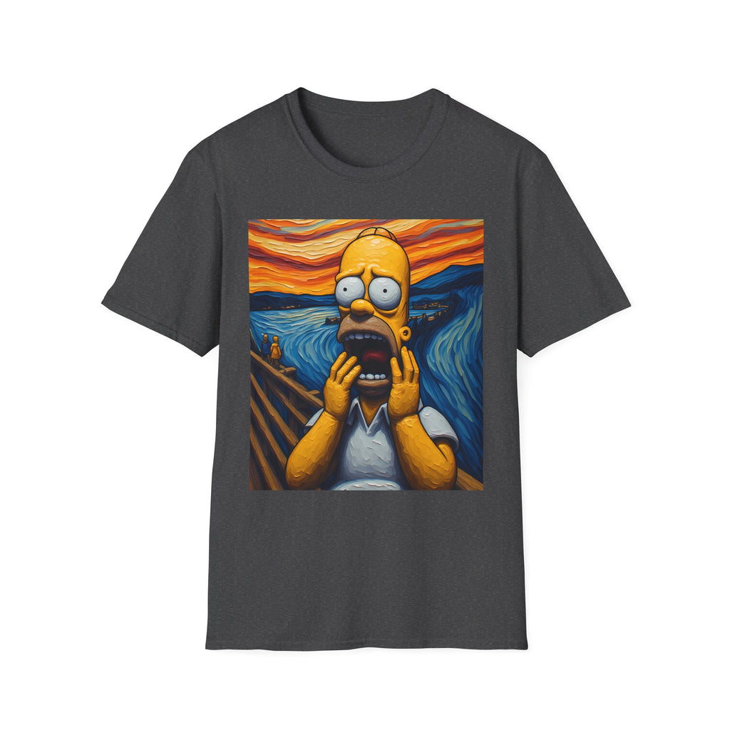 Homer Scream T-Shirt — Parody Pop Art Graphic Tee