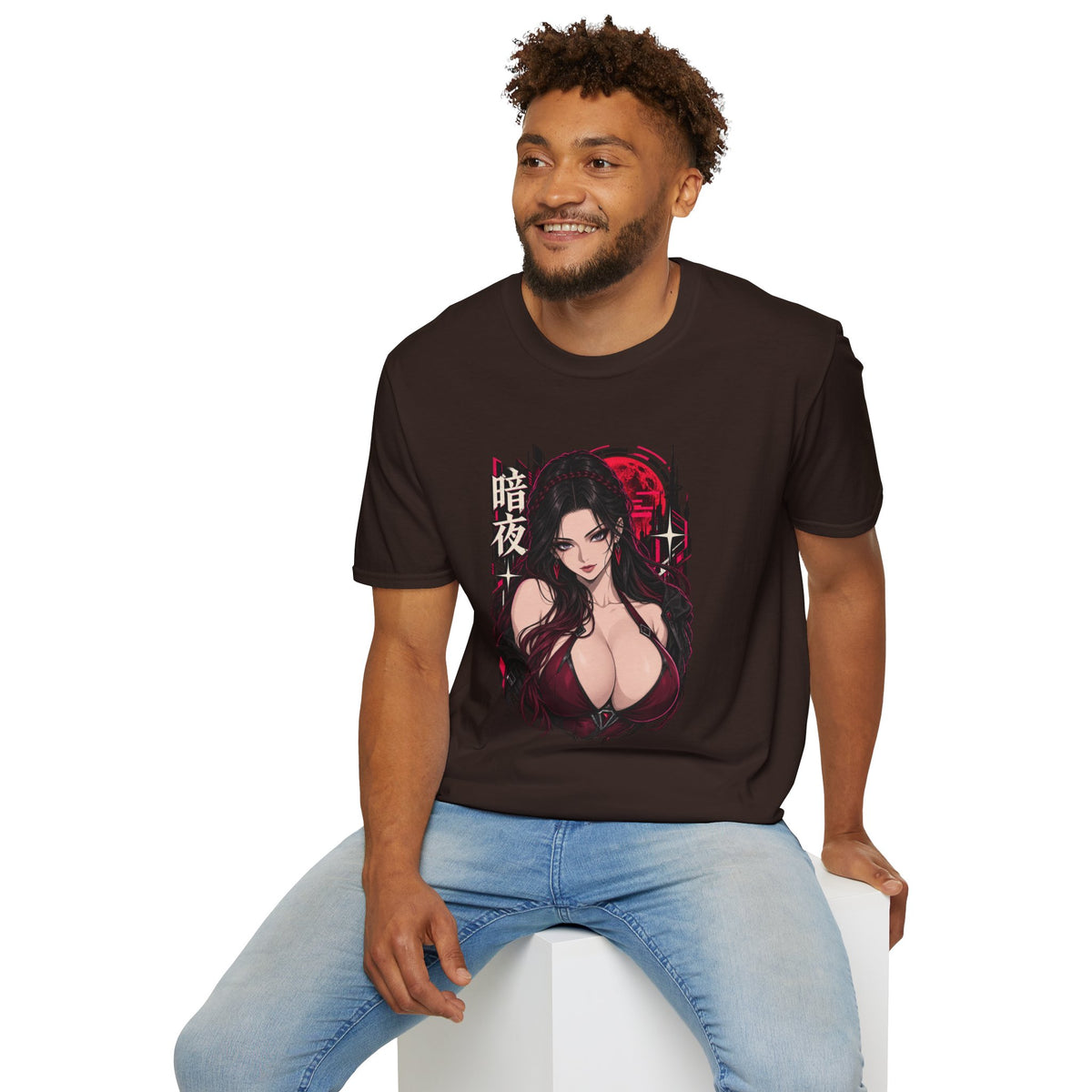 Noir | Sexy Anime Vampire Pin Up Girl | Waifu T-Shirt