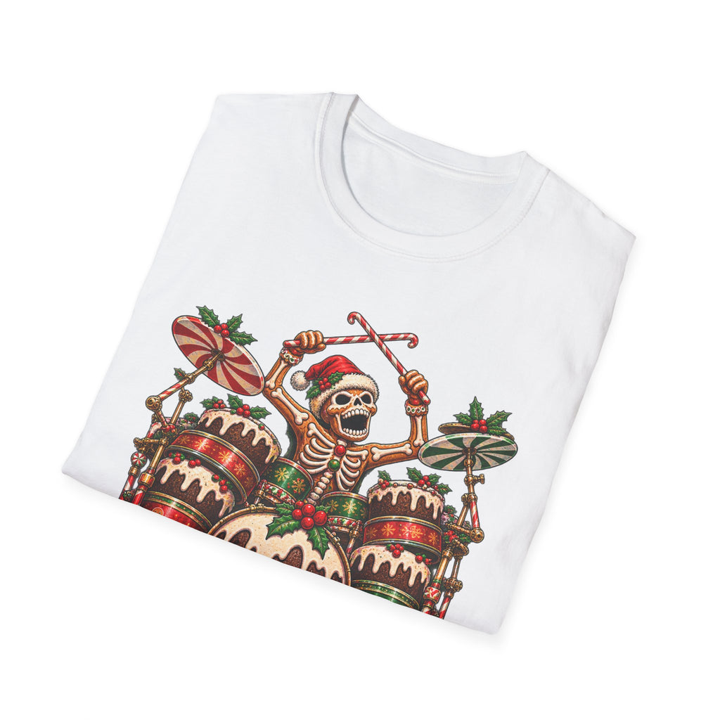 Gingerbread Headbangers | Drummer Christmas T-Shirt