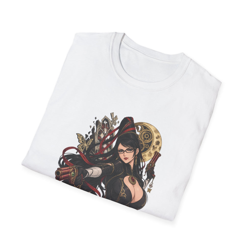 Bayonetta | Sexy Gothic Gaming Anime Pin Up Girl | Gothic Sorceress T-Shirt