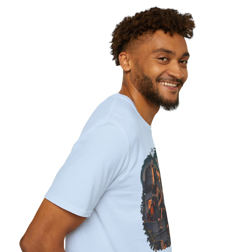 Serpent Cityscape | Urban Japanese Dragon T-Shirt