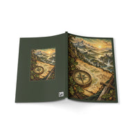 Fantasy Adventure A5 Lined Notebook Quest Journal Map Art 150 Pages