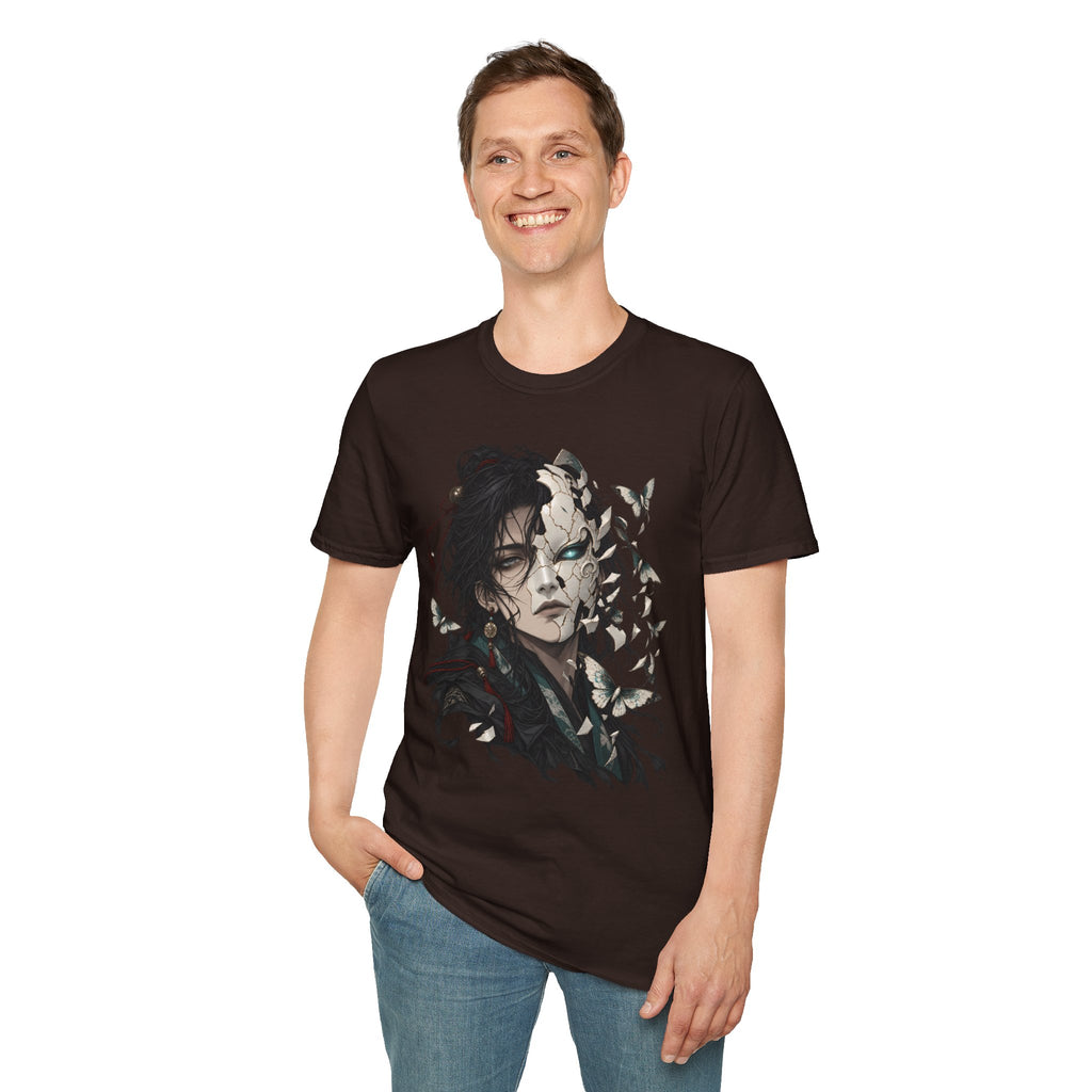 Mask Unfurls | Japanese Anime Style Mask Graphic Shirt