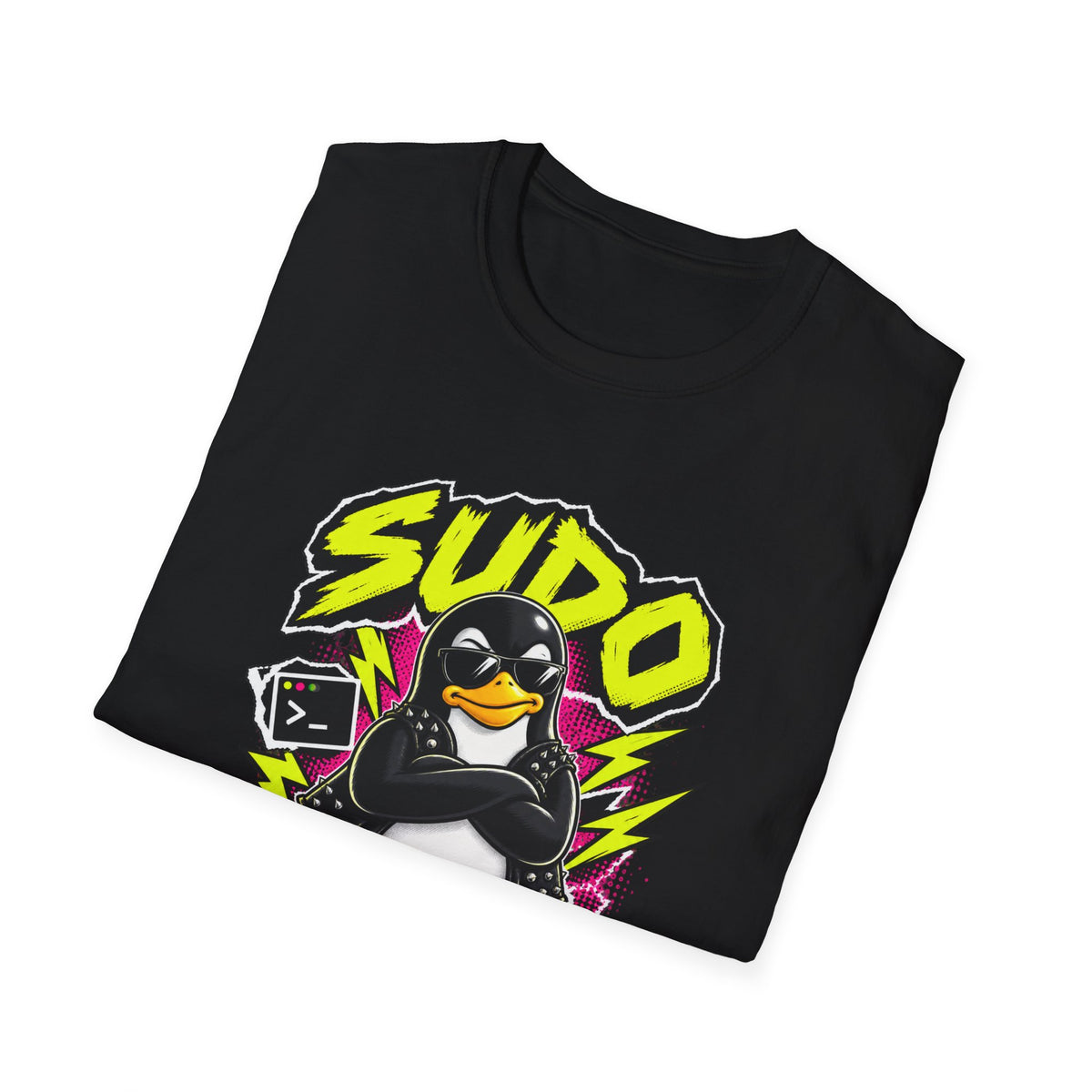Linux | Penguin | Sudo Make Me | Funny Programmer & Dev Humour | Graphic Tee