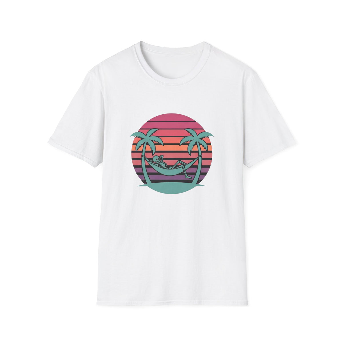Skele' - T-Shirt, Summer / Holiday Skeleton Design