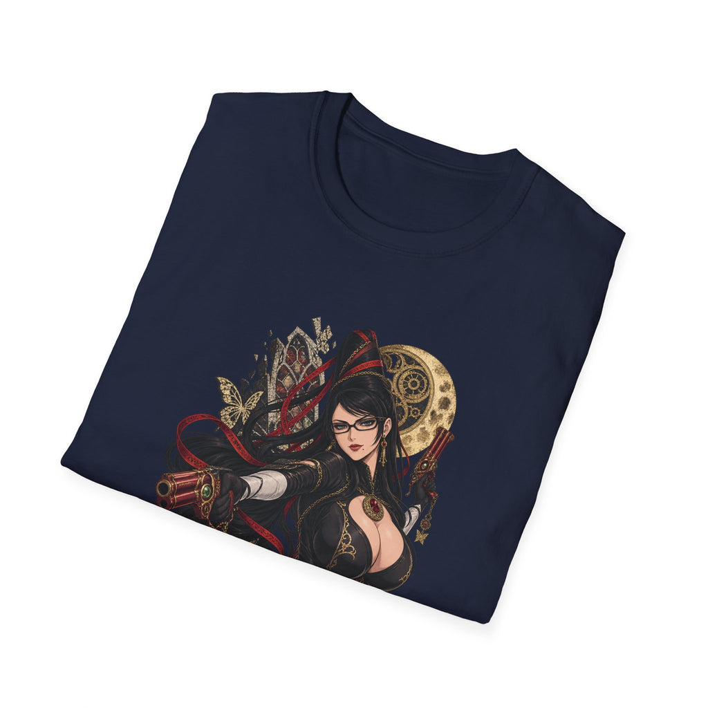 Bayonetta | Sexy Gothic Gaming Anime Pin Up Girl | Gothic Sorceress T-Shirt