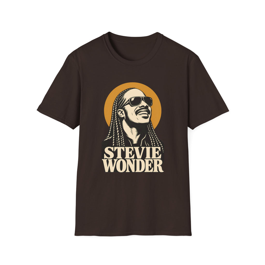 Stevie Wonder Graphic T-Shirt - Retro Soul Music Tee