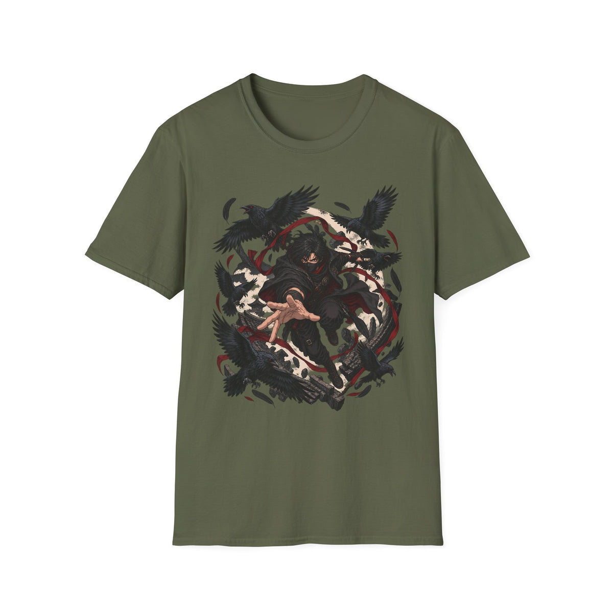 Mater of the Ravens | Japanese Anime Ninja Graphic T Shirt