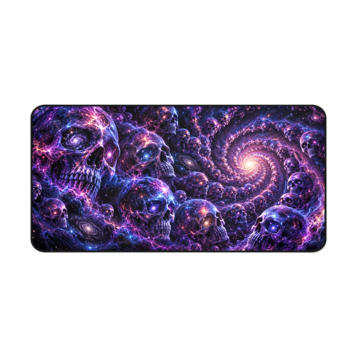 Cosmic Skull Nebula | Surreal Galaxy Desk Pad