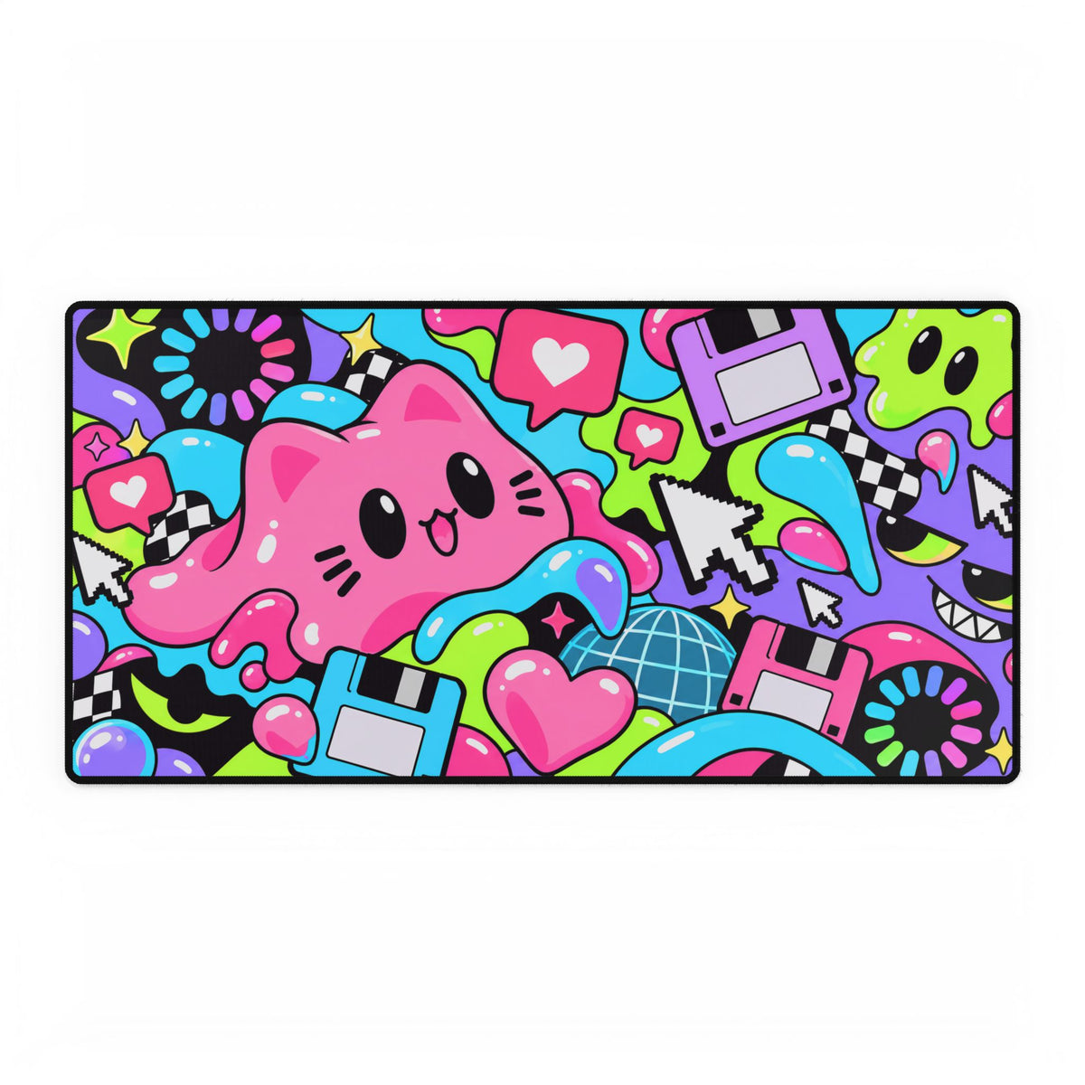 Mouse pad | Internet Jelly: Quirky Internet Art Desk Mat
