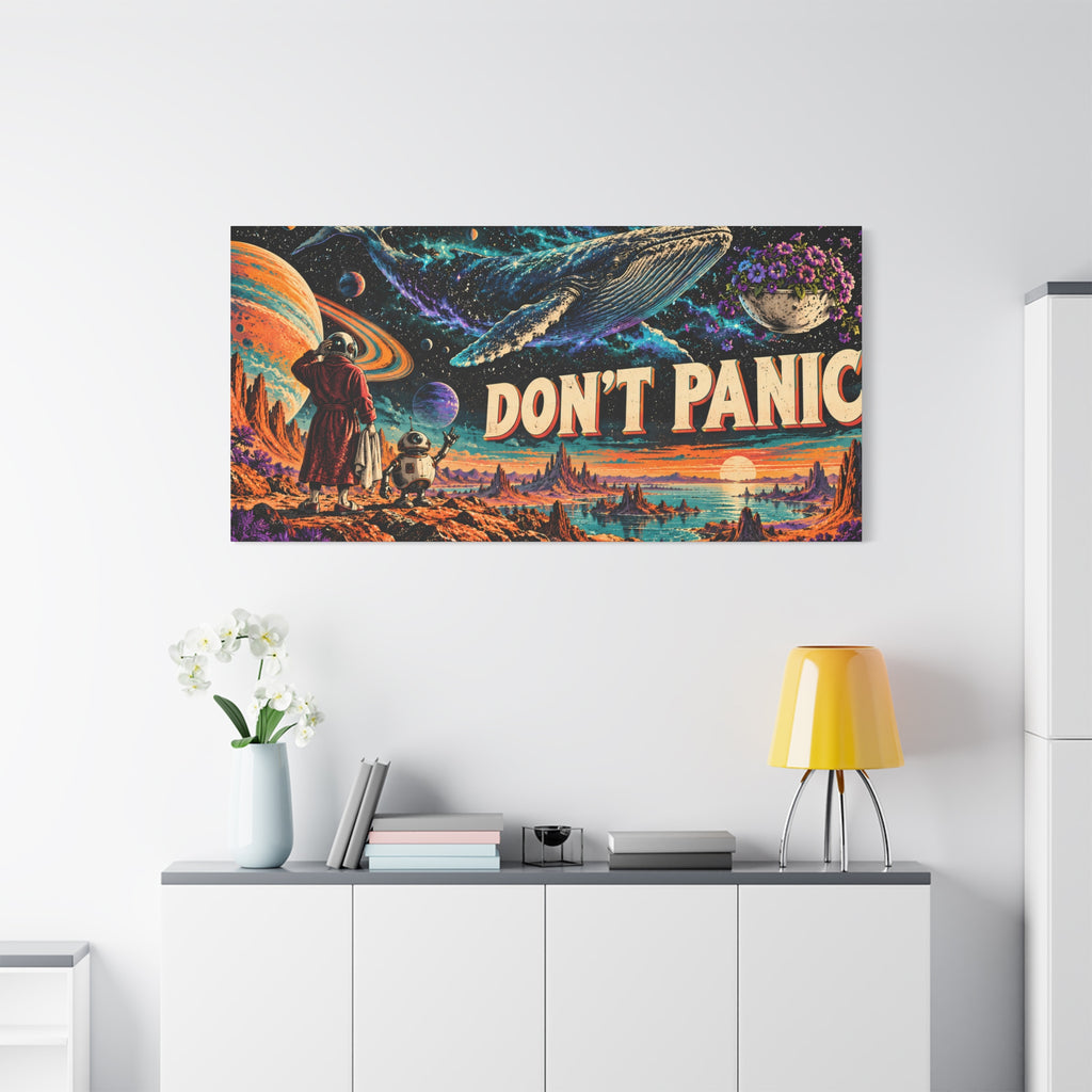 Dont Panic Canvas