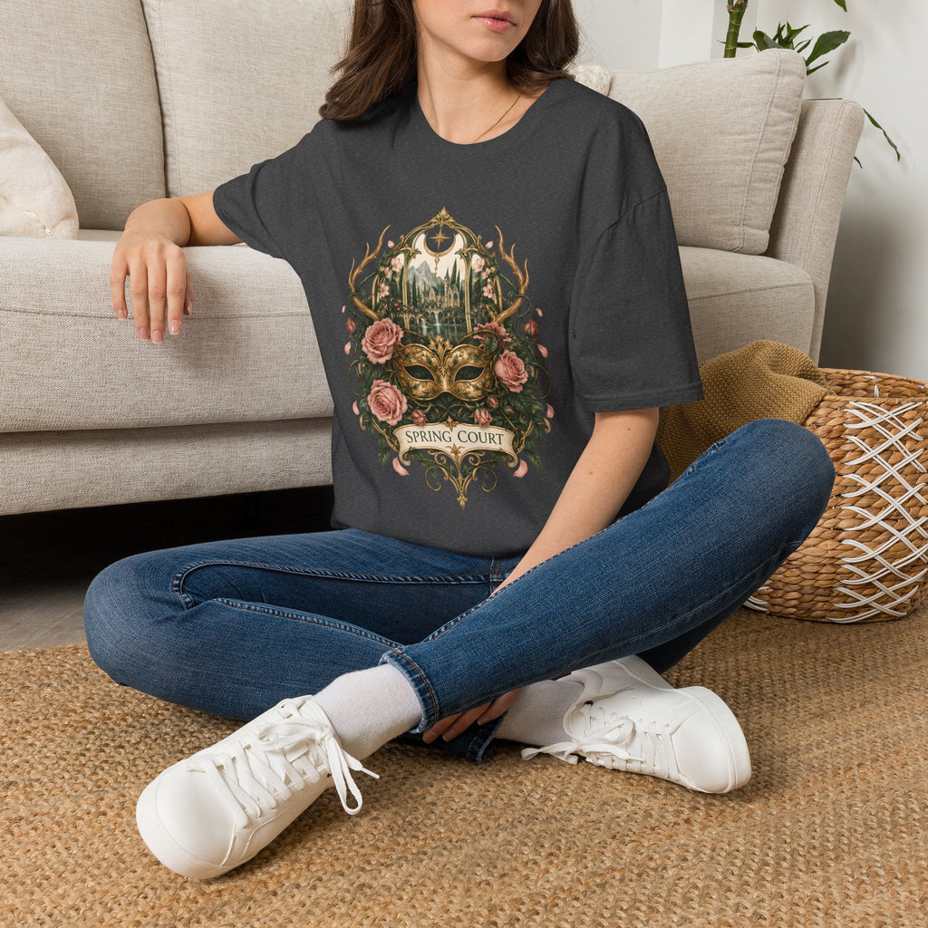 Spring Court | ACOTAR Book Floral Masquerade T-Shirt