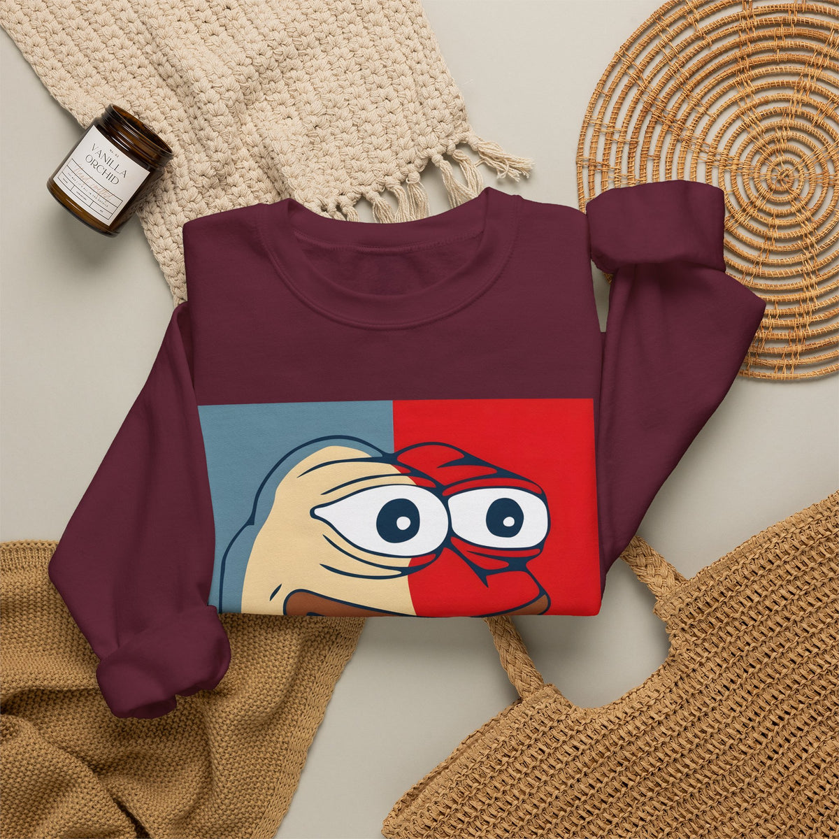 FeelsGoodMan Sweatshirt - Retro Meme Pepe Crewneck