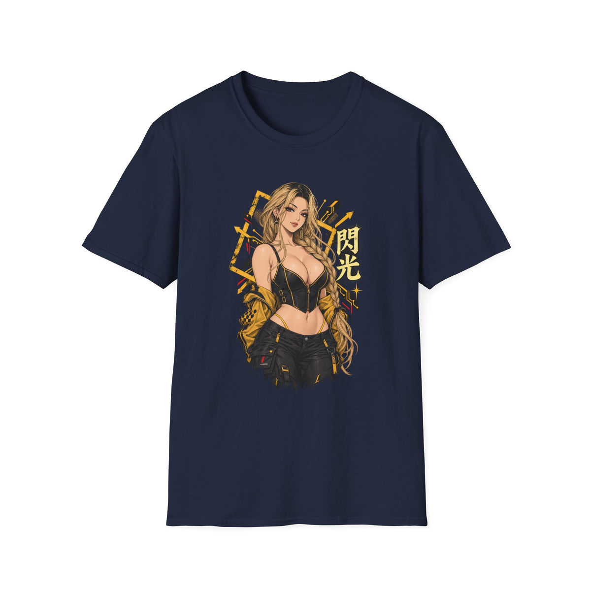 Sunny | Sexy Pin Up Golden Samurai Hot Girl T-Shirt