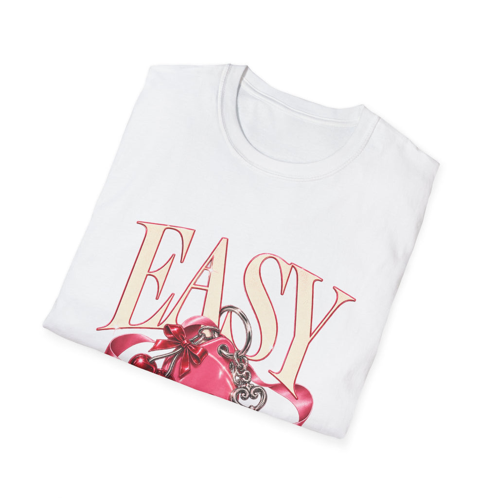 Sugababes | Easy Lockheart Pink Key & Heart Graphic T Shirt