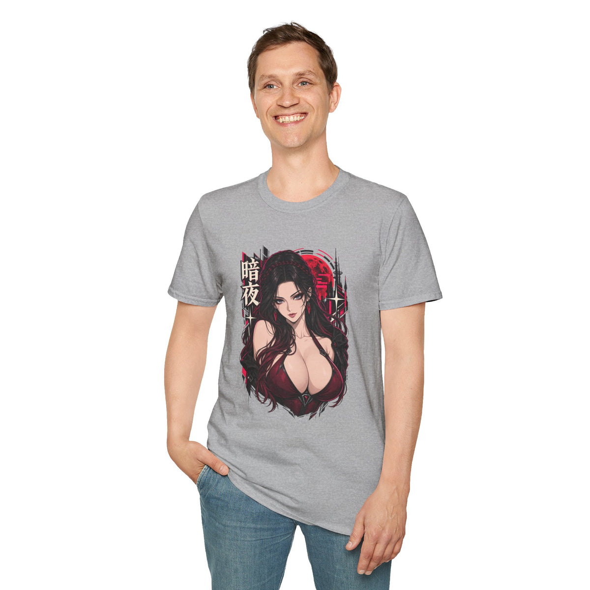 Noir | Sexy Anime Vampire Pin Up Girl | Waifu T-Shirt