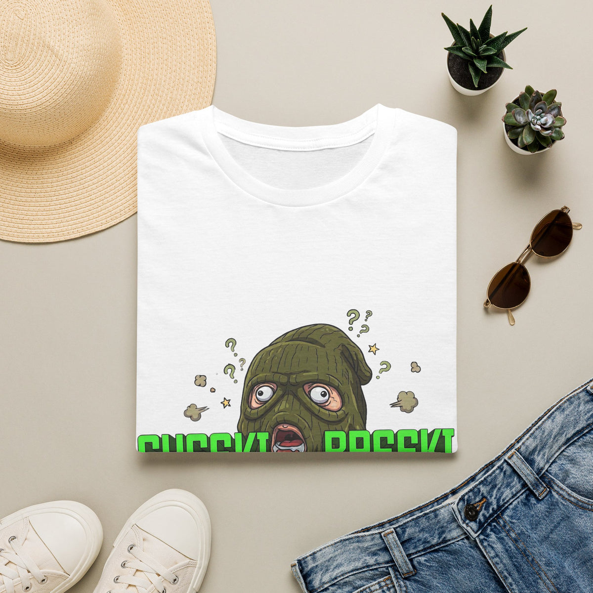 Cheeki Breeki - Derpy Scav Balaclava Mask T-Shirt — Funny S.T.A.L.K.E.R. Meme Tee