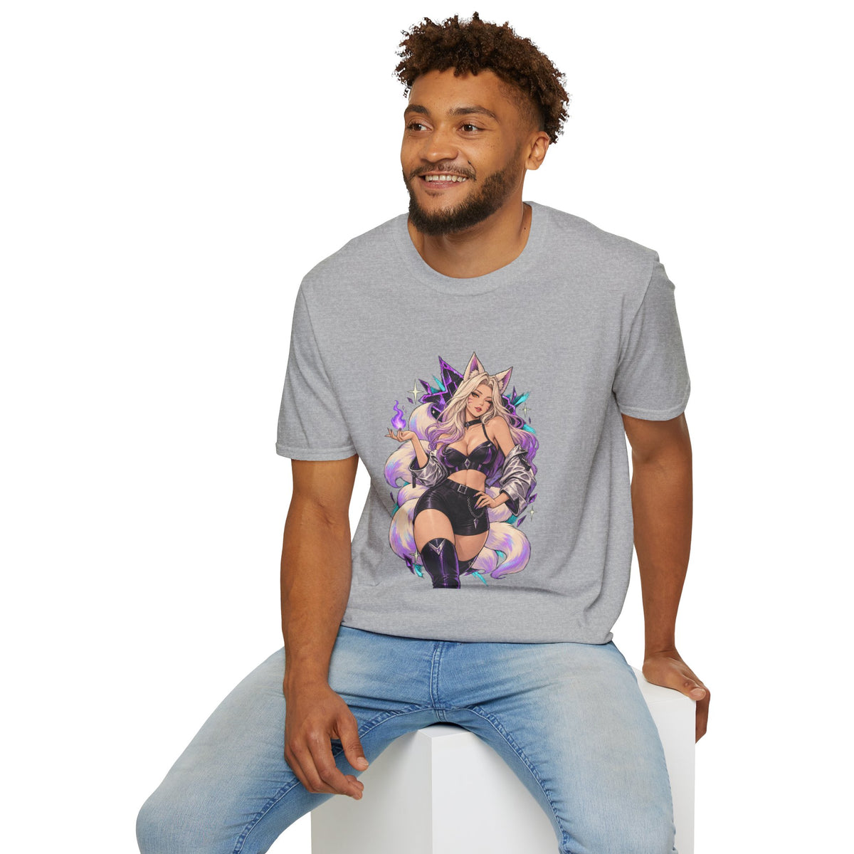 Ahri | League of Legends | Anime Fox Pin Up Girl T-Shirt