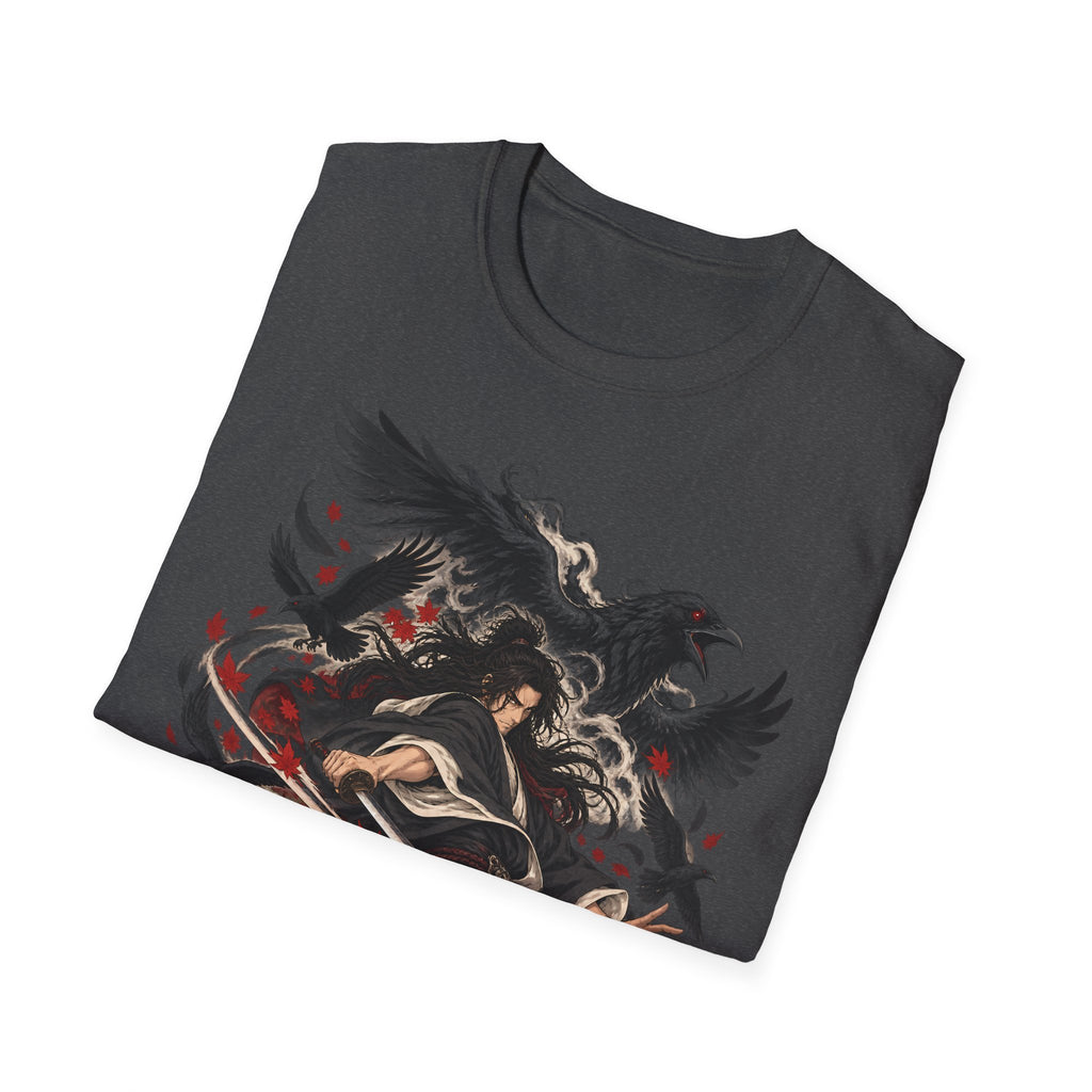 Raven Master | Japanese Samurai | Dark Fantasy T-Shirt