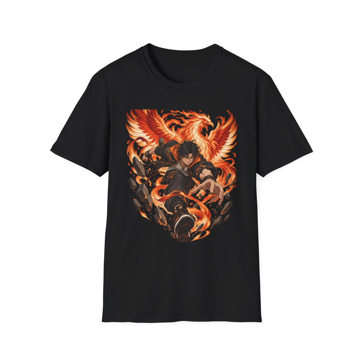 The Phoenix Warrior | Japanese Style | Anime Ninja T Shirt