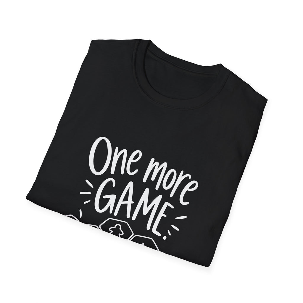 Board Gamer Gift | Dice Gamer Gift | One More Game, Obviously | Graphic Tee