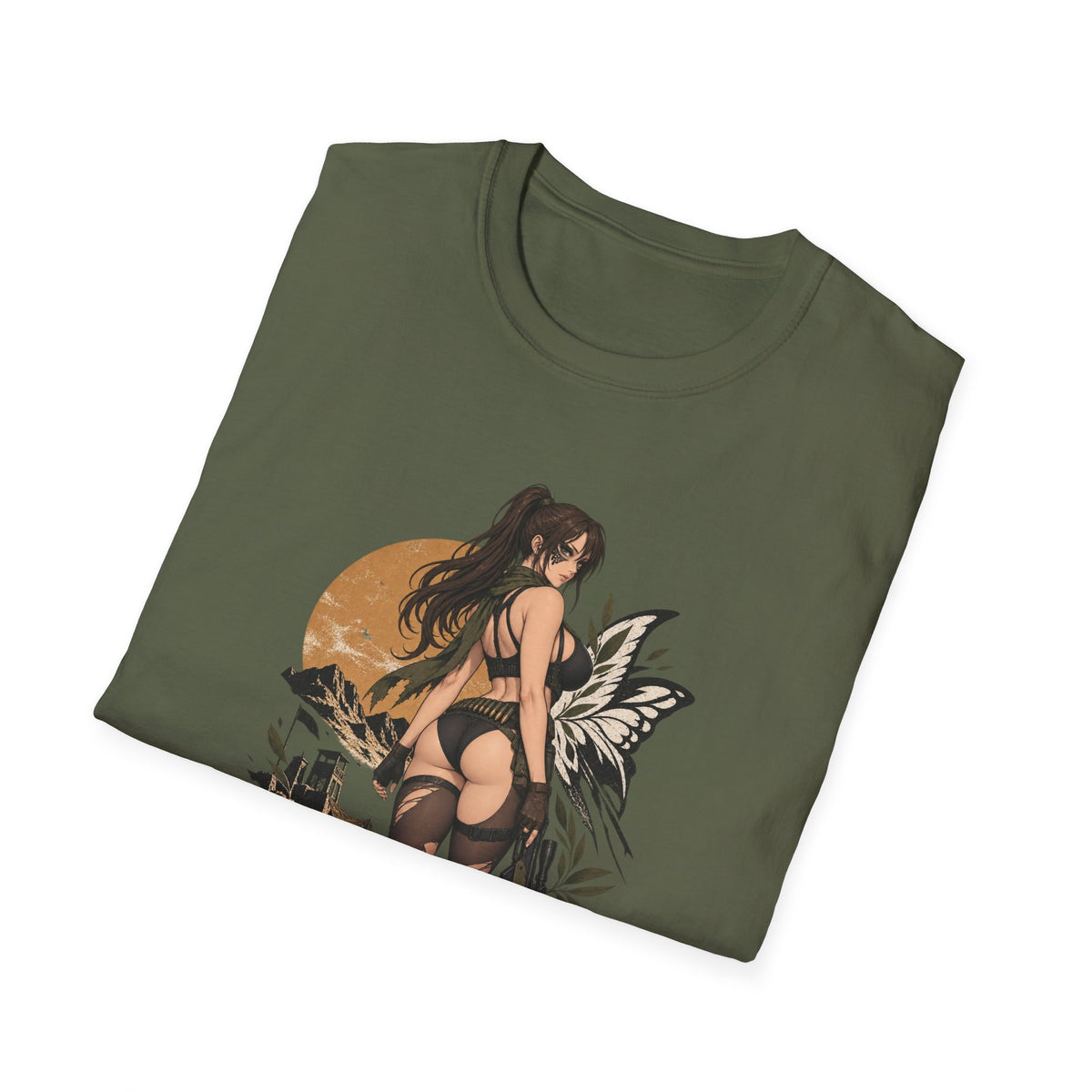 Metal Gear | Quiet | Sexy Pin Up Fantasy Sniper Girl T-Shirt