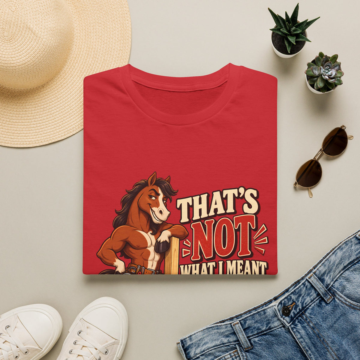 The Wrong Kind of Stud | Funny Horse Graphic T-Shirt