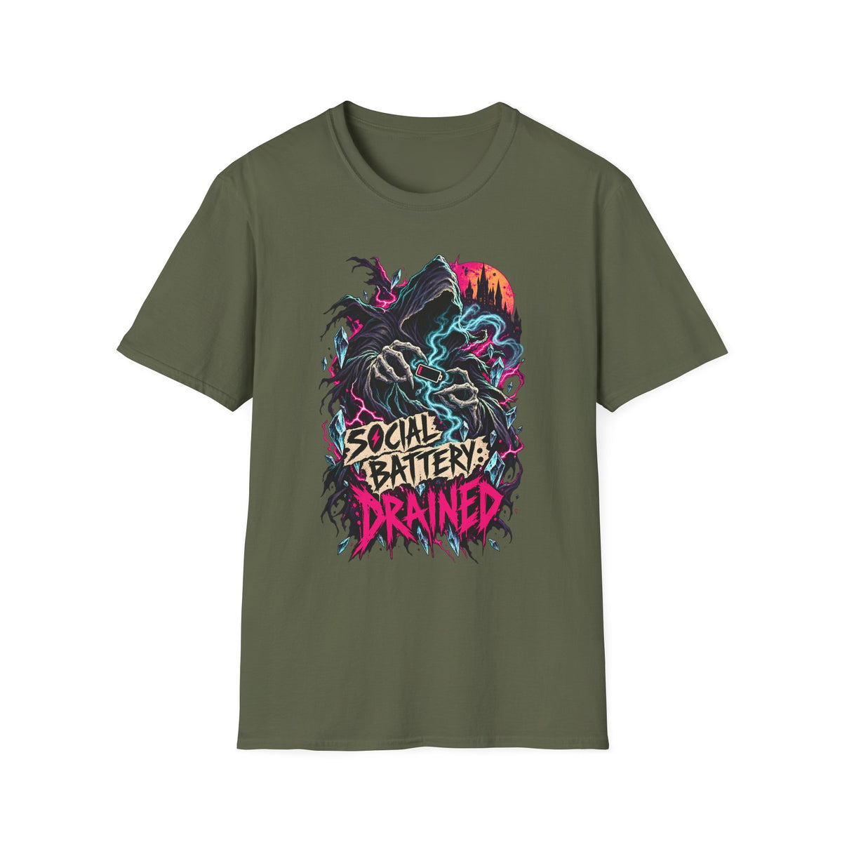 Socially Drained | Dementor | Harry Potter Graphic Tee