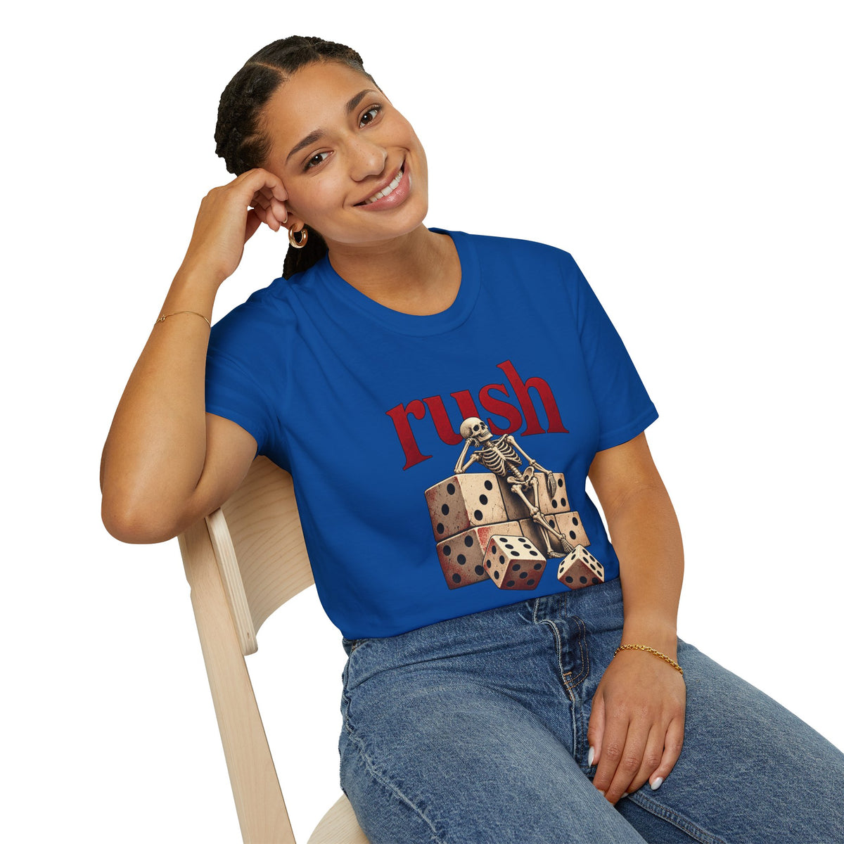 Rush | Roll the Bones | Dice Skeleton Prog Band T-Shirt