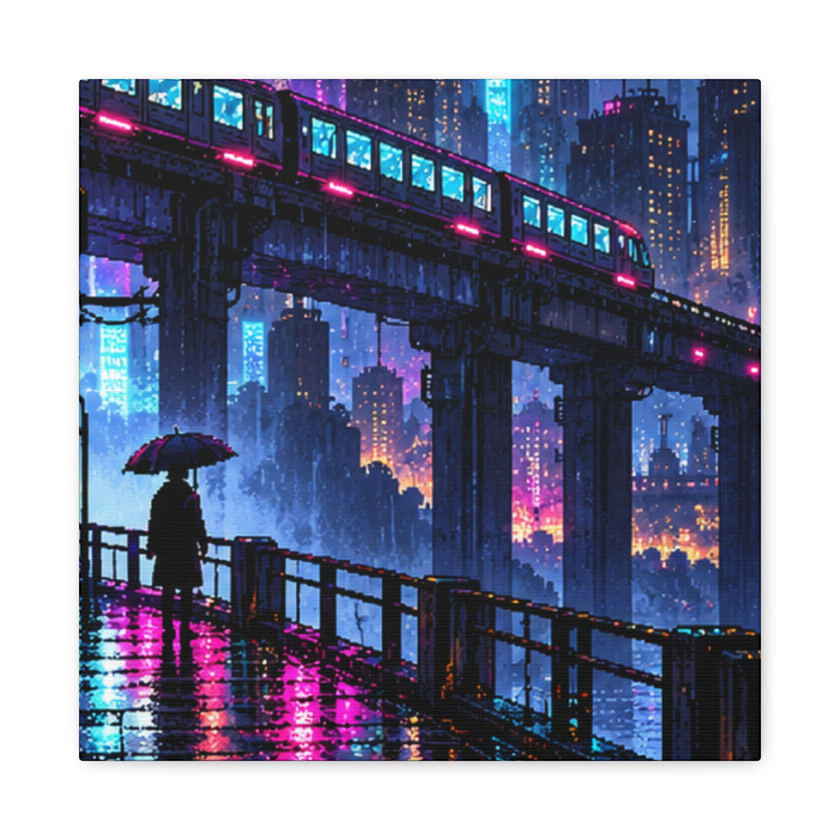 Stretched Matte Canvas Print — 1.25" Depth (Custom Design)