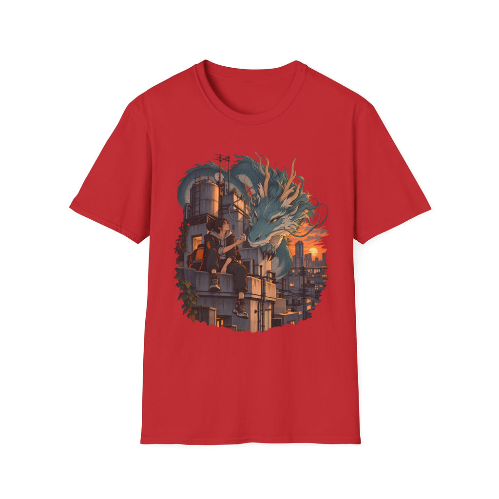 Serpent Cityscape | Urban Japanese Dragon T-Shirt