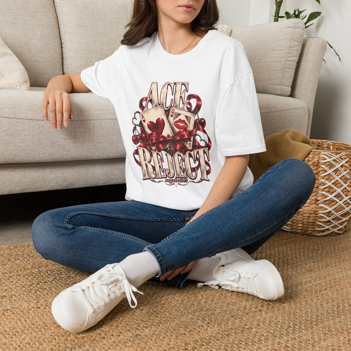 Ace Rejects | Sugababes | Playing Card Ace of Hearts T Shirt