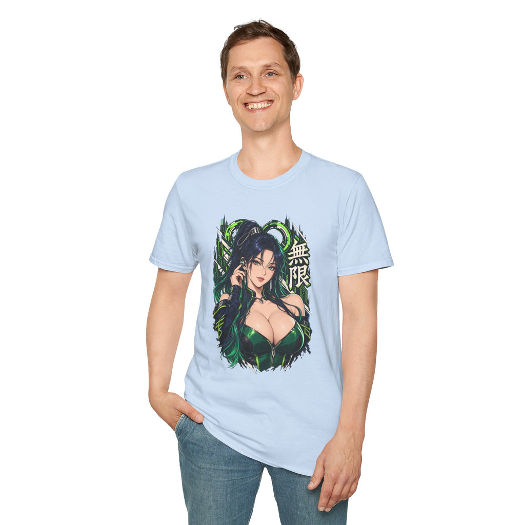 Infinity | Sexy Anime Ninja Pin Up Woman Graphic T-Shirt