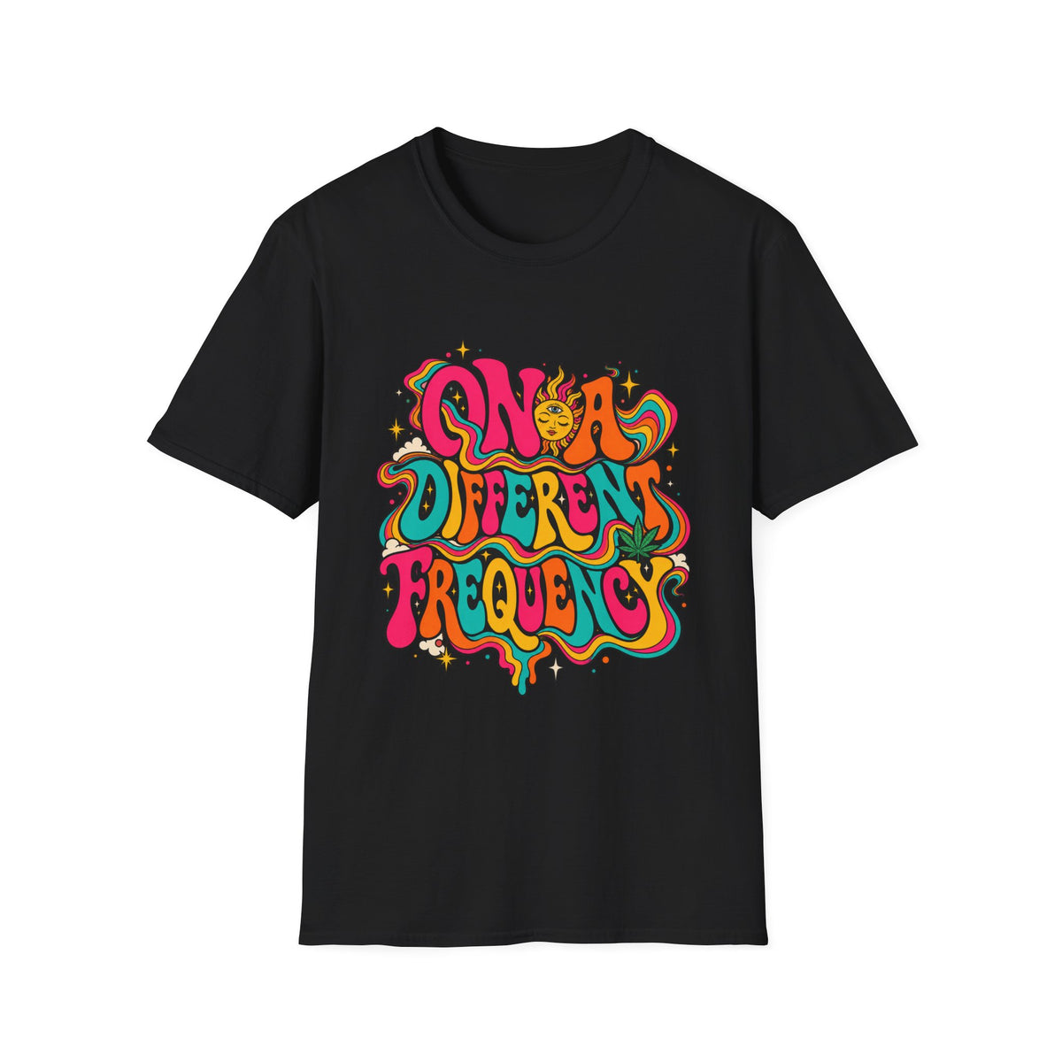 Psychedelic | On a Different Frequency | Graphic Tee