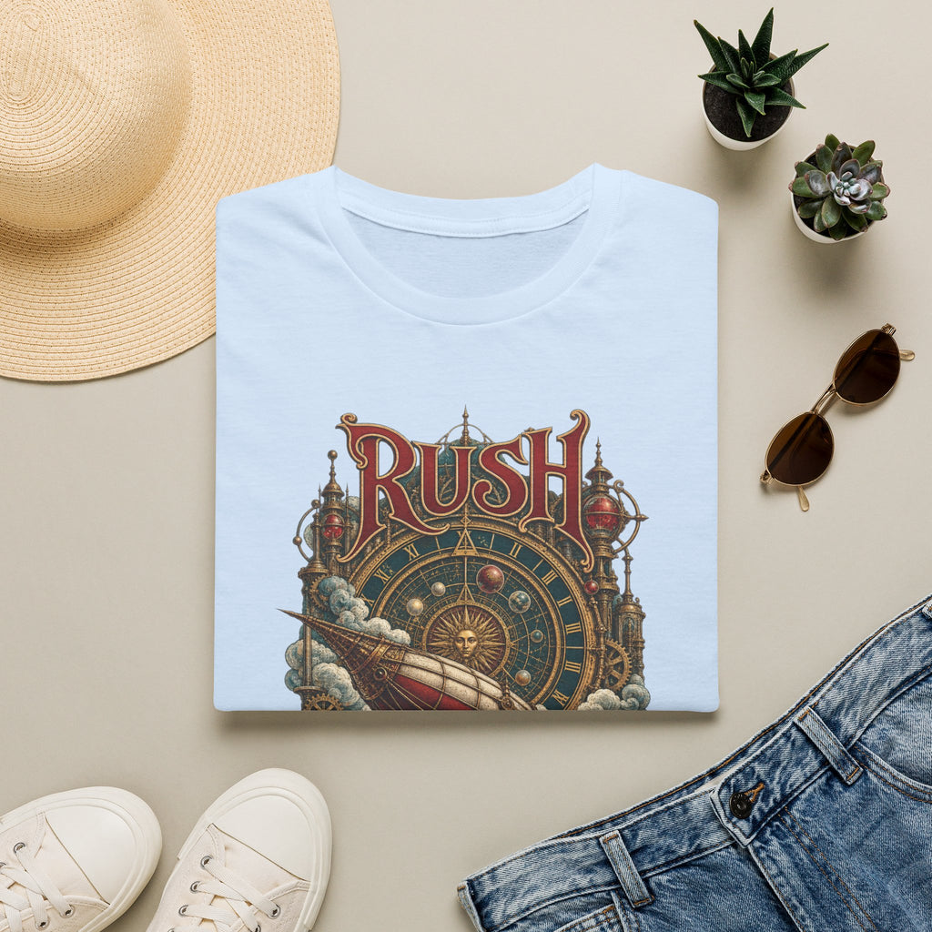 Rush | Clockwork Flight | Prog Band Airship T-Shirt
