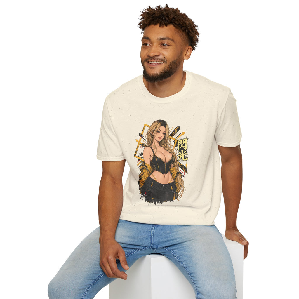 Sunny | Sexy Pin Up Golden Samurai Hot Girl T-Shirt