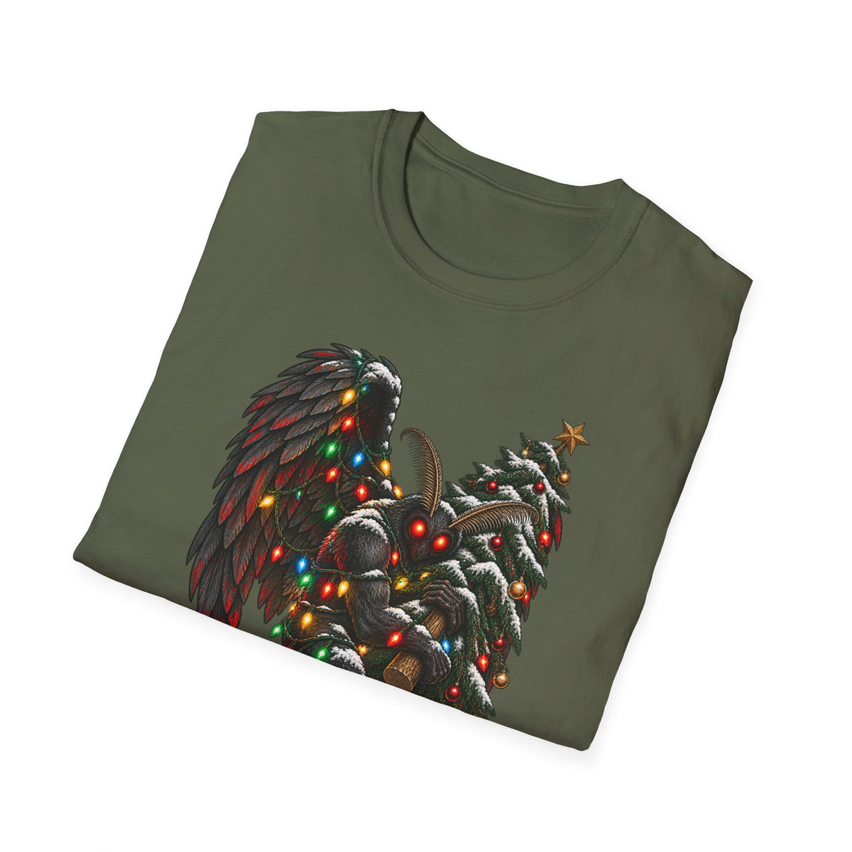 Moth to a Flame | Mothman | Christmas T Shirt