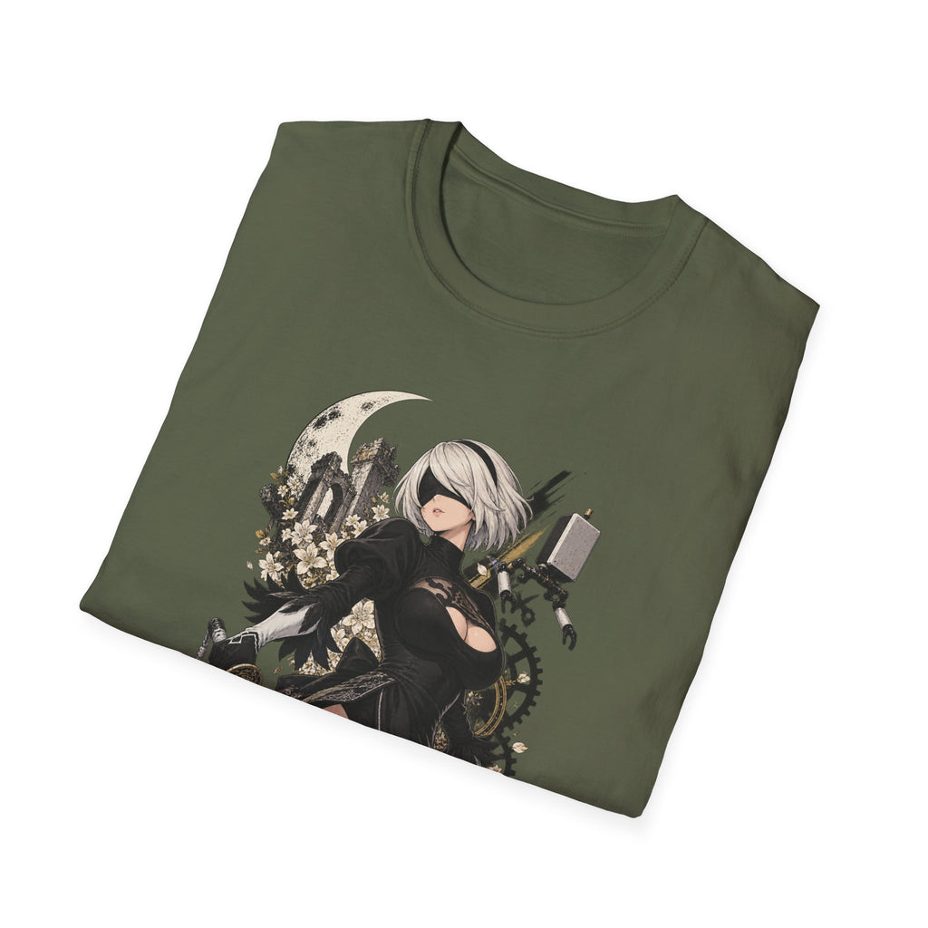 2B | Nier Automata | Anime Swordgirl Pin Up T-Shirt