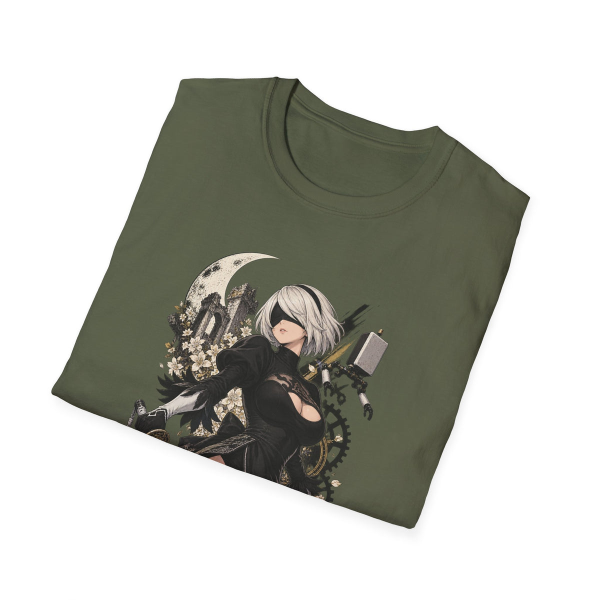 2B | Nier Automata | Anime Swordgirl Pin Up T-Shirt