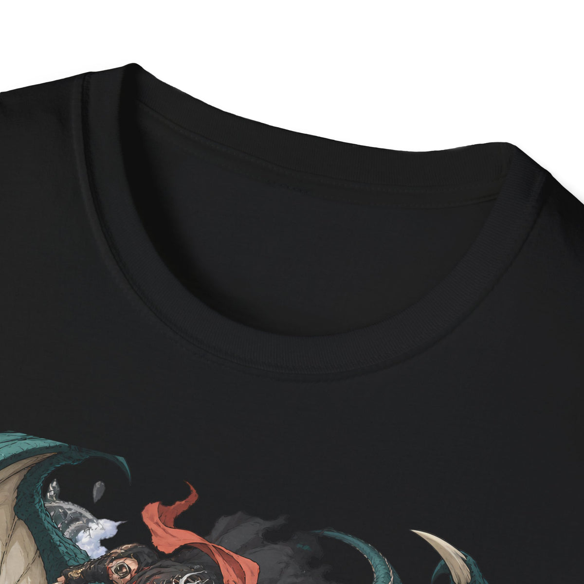 Dragon Rider | Japanese Anime Style Fantasy Sea Serpent T-Shirt