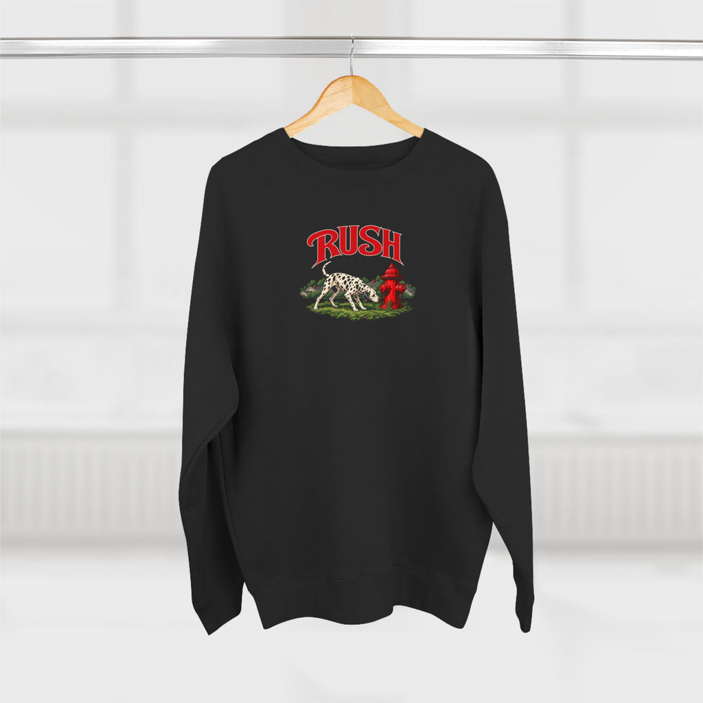 Rush | Signals | Dog & Fire Hydrant Prog Band Crewneck Sweatshirt