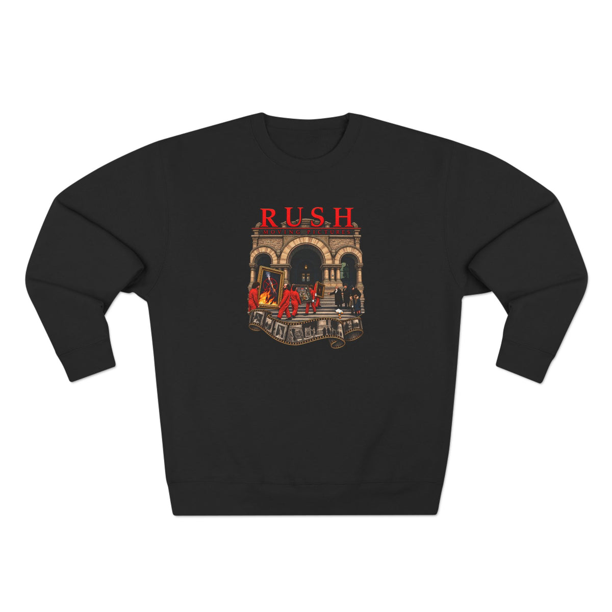 Rush | Moving Pictures | Band Album Art Crewneck Sweatshirt