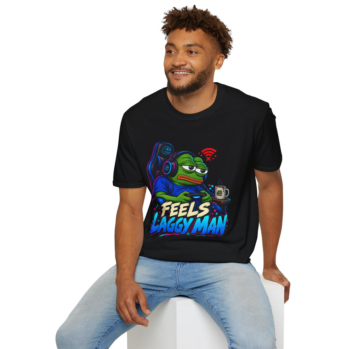 Pepe | Feels Laggy Man | Gamer Tee