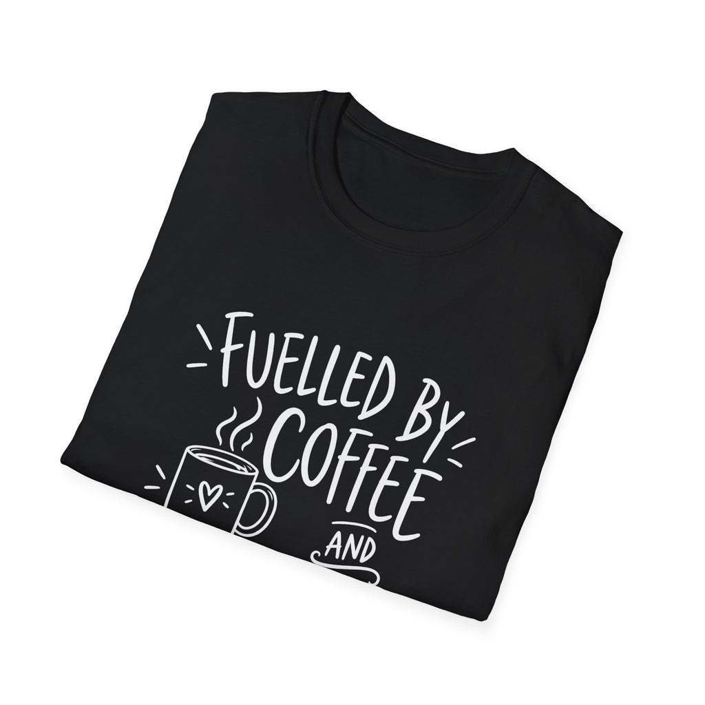 Teacher Gift | Fuelled by Coffee and Repeat Instructions | Graphic Tee