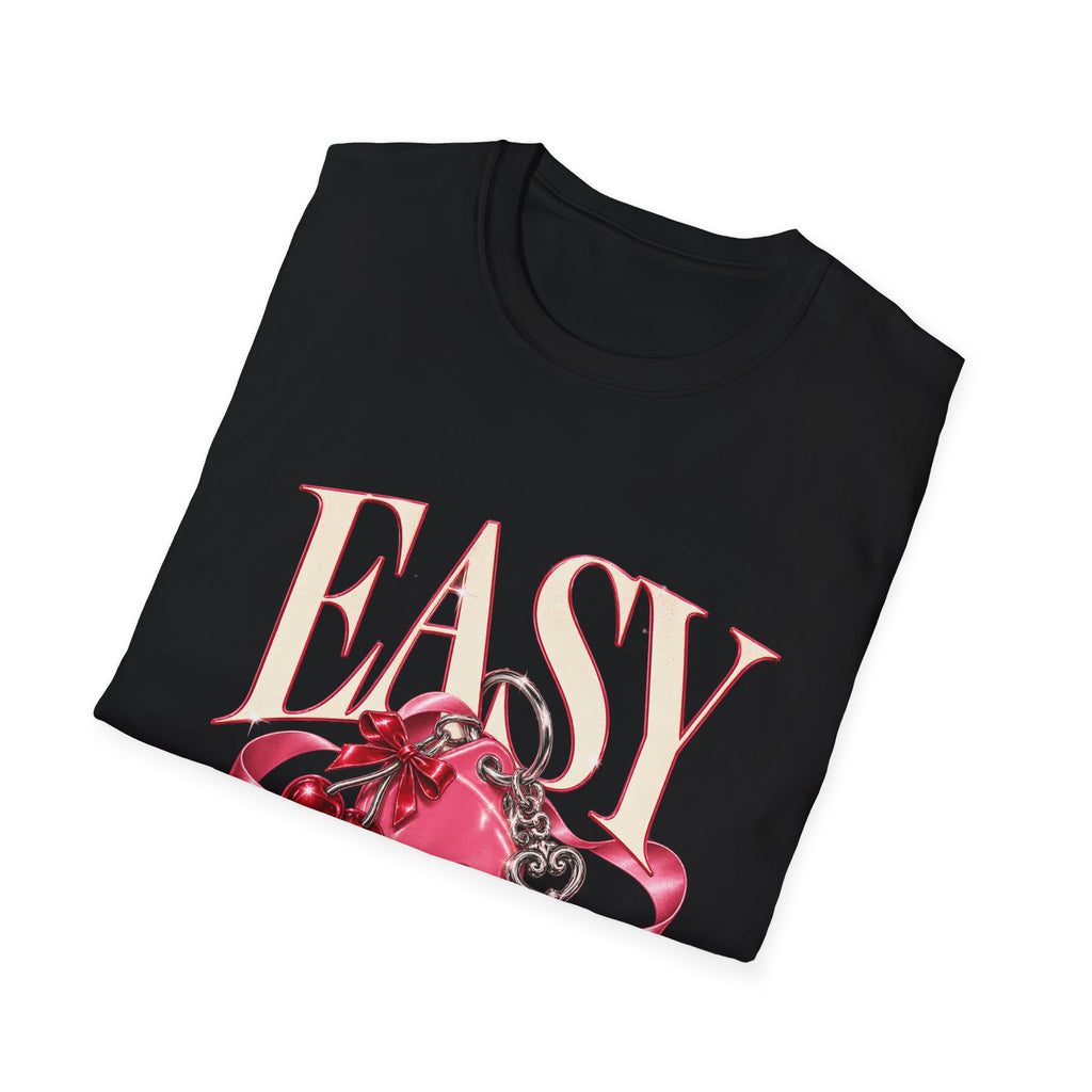Sugababes | Easy Lockheart Pink Key & Heart Graphic T Shirt