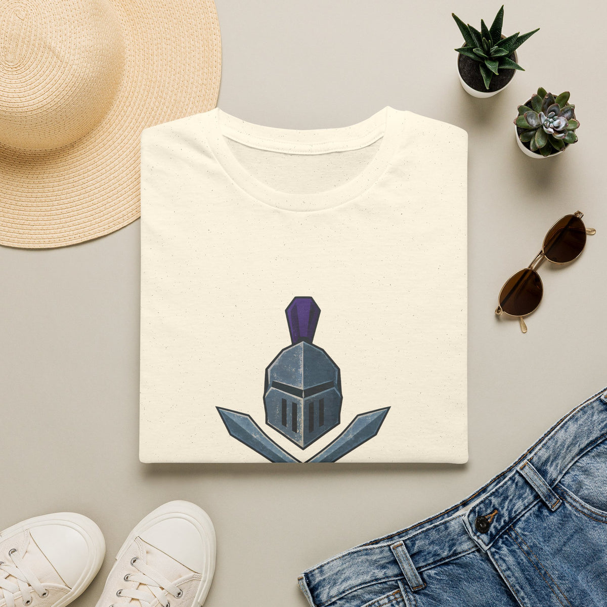"Rune Class" OSRS / Runescape Inspired T-Shirt – Medieval Knight Helmet