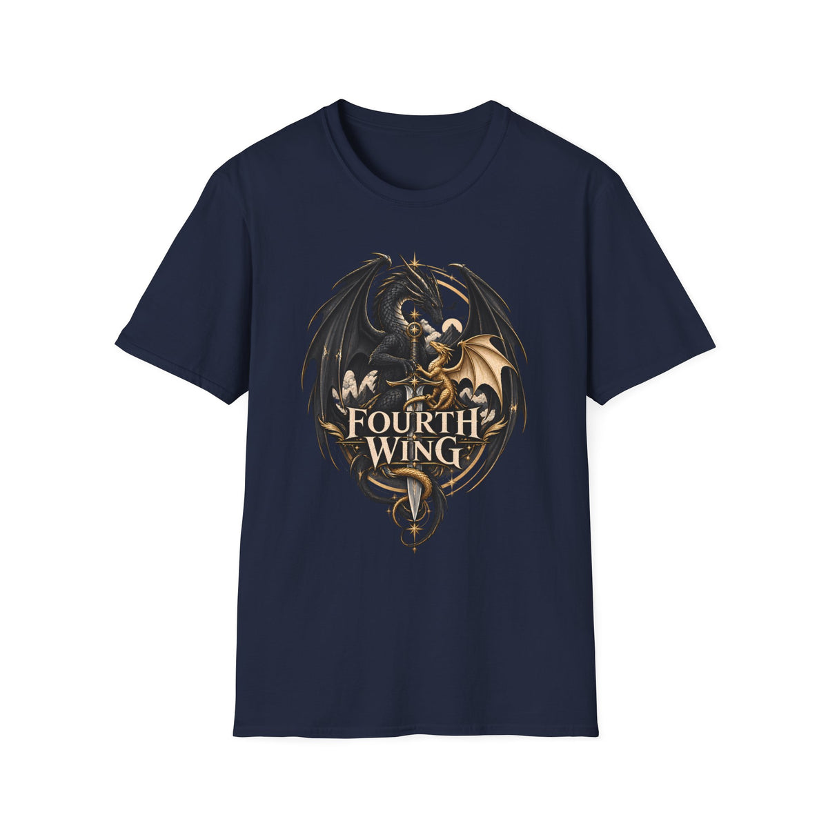 Fourth Wing | Book Inspired Dragon Logo | Fantasy Book T-Shirt