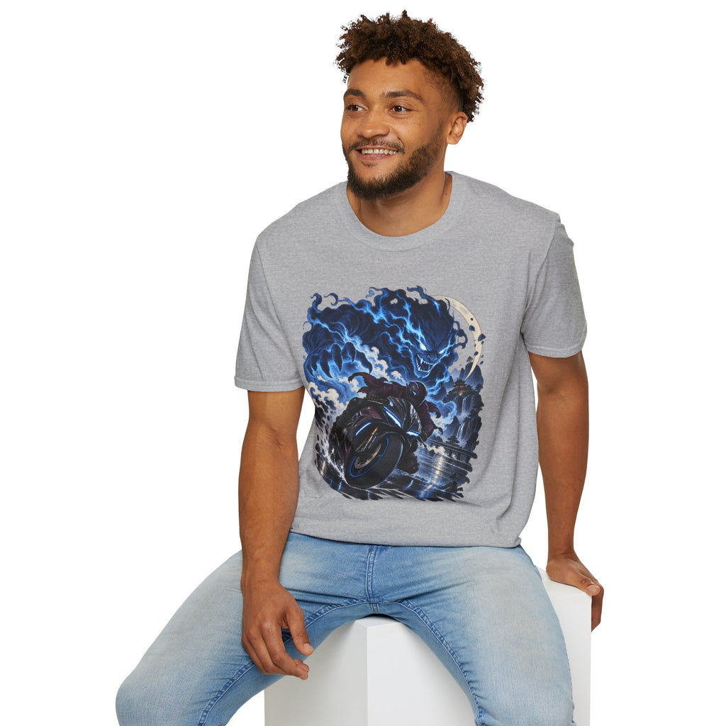 Demon of the Storm | Night Rider | Japanese Urban Motorcycle Tee