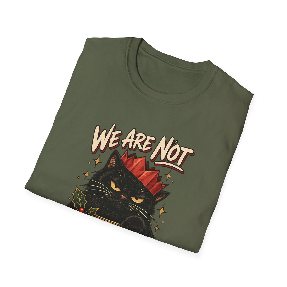 We Are Not Skipping Mariah | Mariah Carey Cat Fan Christmas Holiday Tee