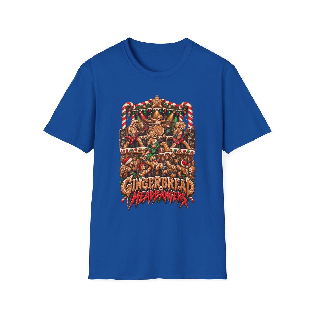 Gingerbread Headbangers | Christmas T-Shirt